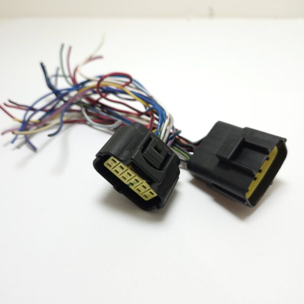 12 Pin Pigtail Connector w/6" Leads