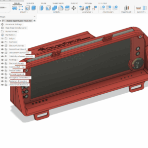 LCD Dash Display ( Design .Step Files )